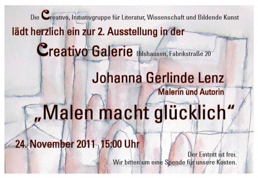 Lenz Ausstellungsplakat