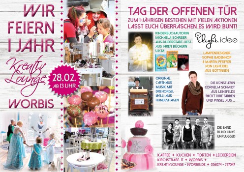 Kreativ-Lounge Tag der offenen Tür @ Worbis